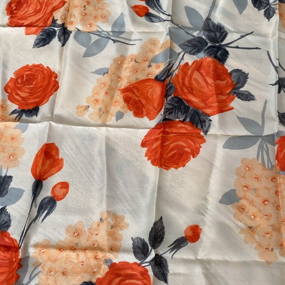 Vintage Lee Fashion Rayon Floral Print Scarf - Picture 2 of 7